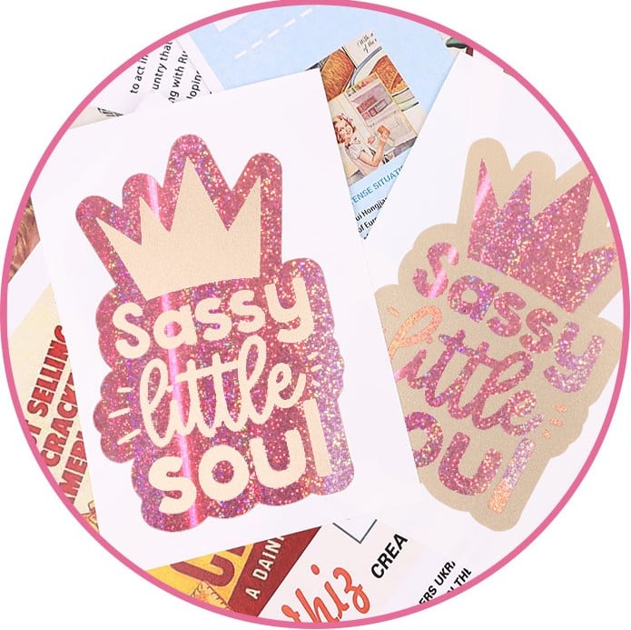 Фолио с блясък Русалка