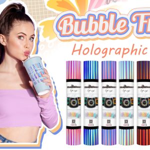Фолио с холографска дъга Bubble Free