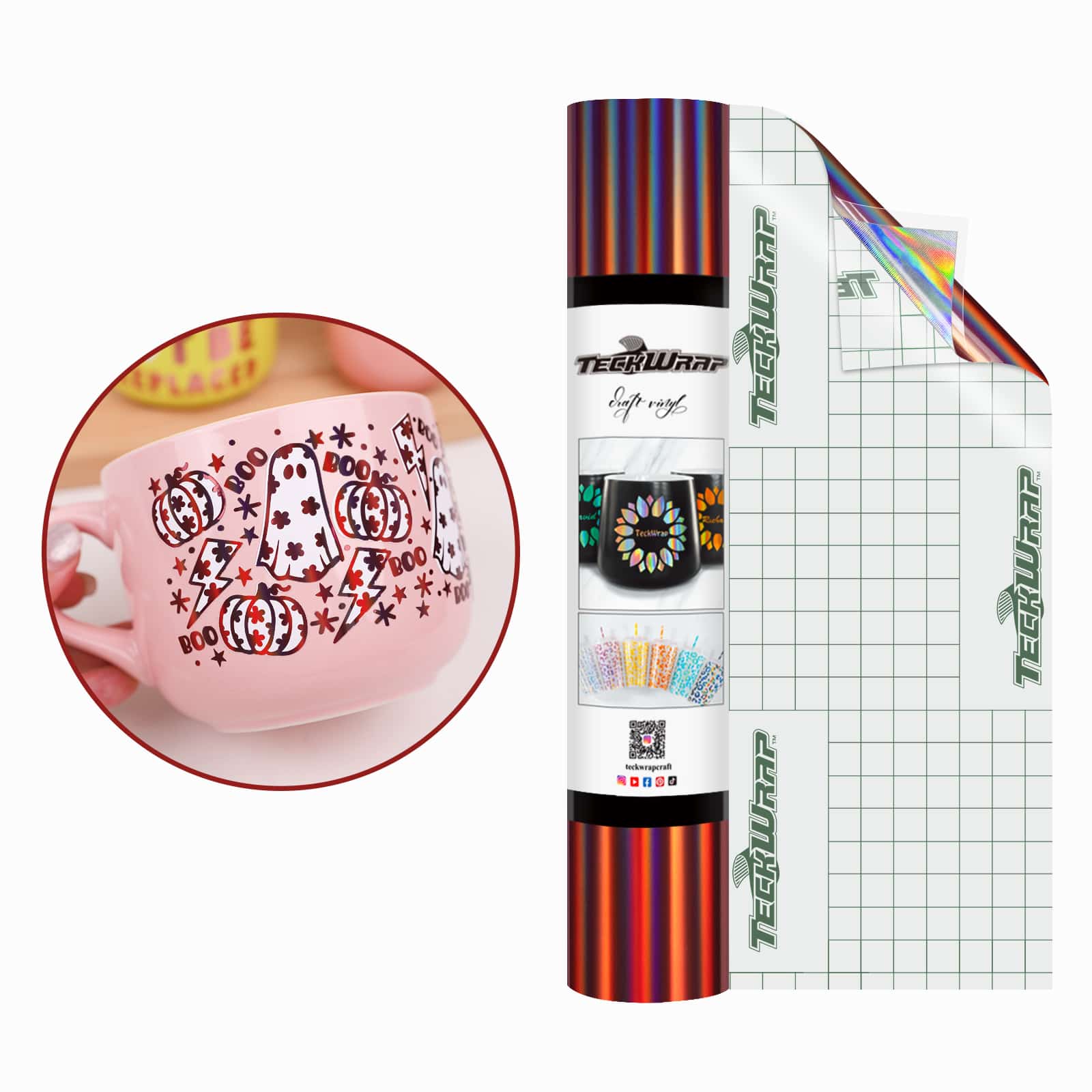 Фолио с холографска дъга Bubble Free - Image 2