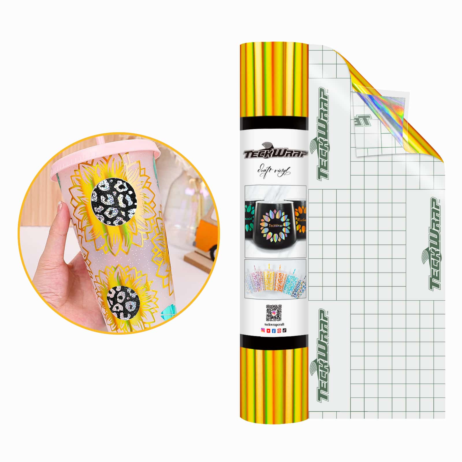 Фолио с холографска дъга Bubble Free - Image 14