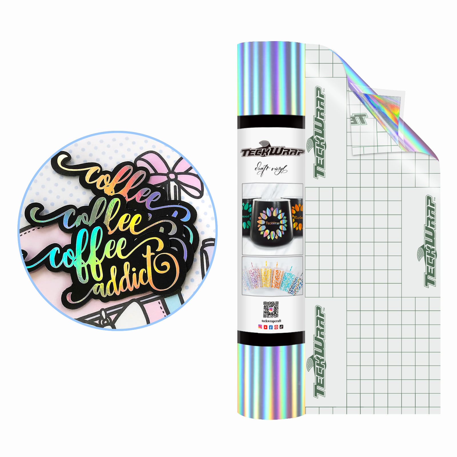 Фолио с холографска дъга Bubble Free - Image 7